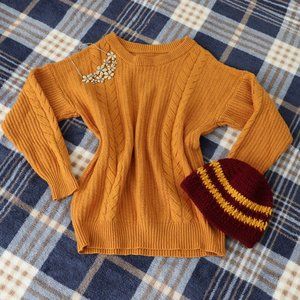 Oversized Chunky Fall Crewneck Sweater